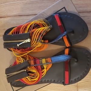 Handmade Beaded Sandals